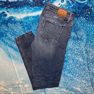 Lucky Brand Blue Ripped Skinny Jeans